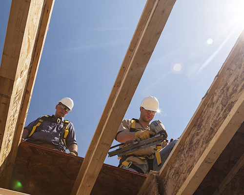 workers installing I Joists